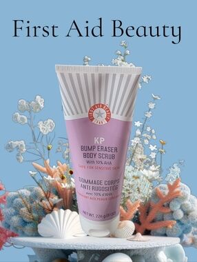 First Aid Beauty Bump Eraser Body Scrub W/ 10% AHA 8 Oz/226 G Sealed